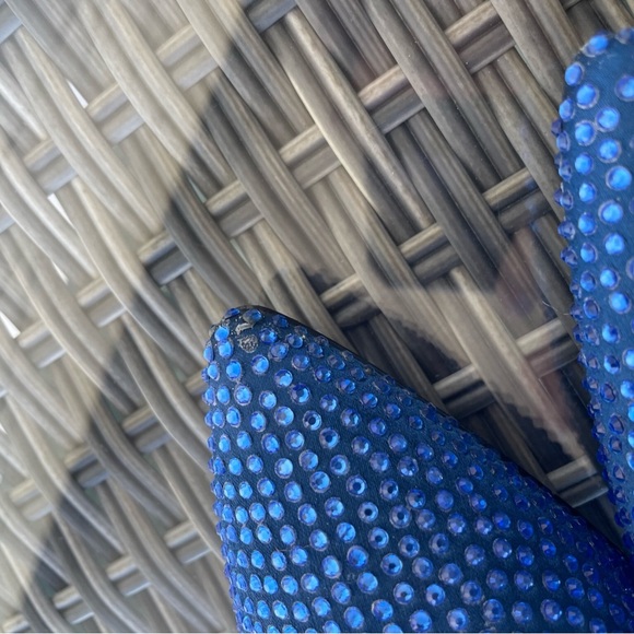 Nine West Blue rhinestone Pumps💎 - Picture 7 of 7